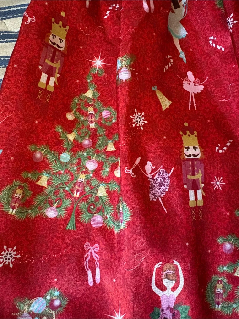 Bonnie Jean Black & Red Nutcracker Party Dress